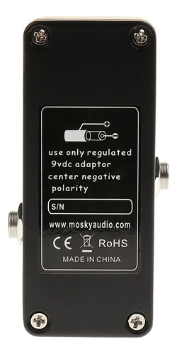 Black Rat Distortion Pedal De Efectos De Guitarra True