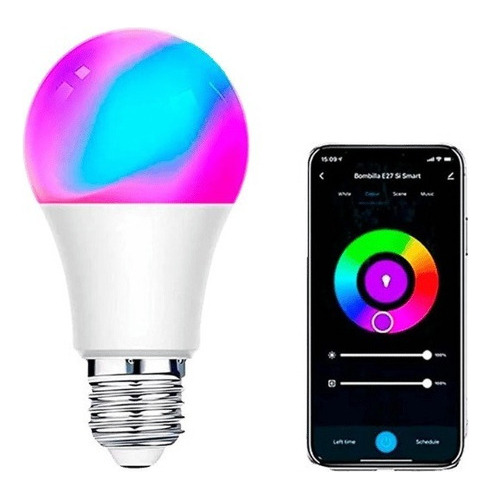 Ampolleta Inteligente Led Wifi Multicolor Smart Bulb