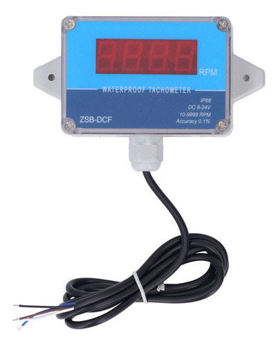 Tacómetro Rpm, Sensor Medidor De Velocidad Del Motor, Ip68,