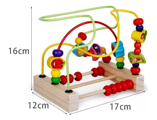 Laberinto Didáctico Pulsómetro Juego De Destreza De Madera