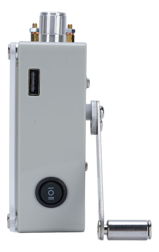H Manivela Generadora Manual Usb Cob Portátil De Emergencia