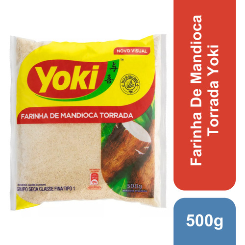 Farinha De Mandioca Torrada 500g Yoki