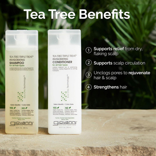 Giovanni Champú Y Acondicionador Árbol De Té 2x250ml