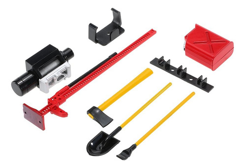 Juguetes De Rc Crawler 1:10 Mini De Winch De Rojo
