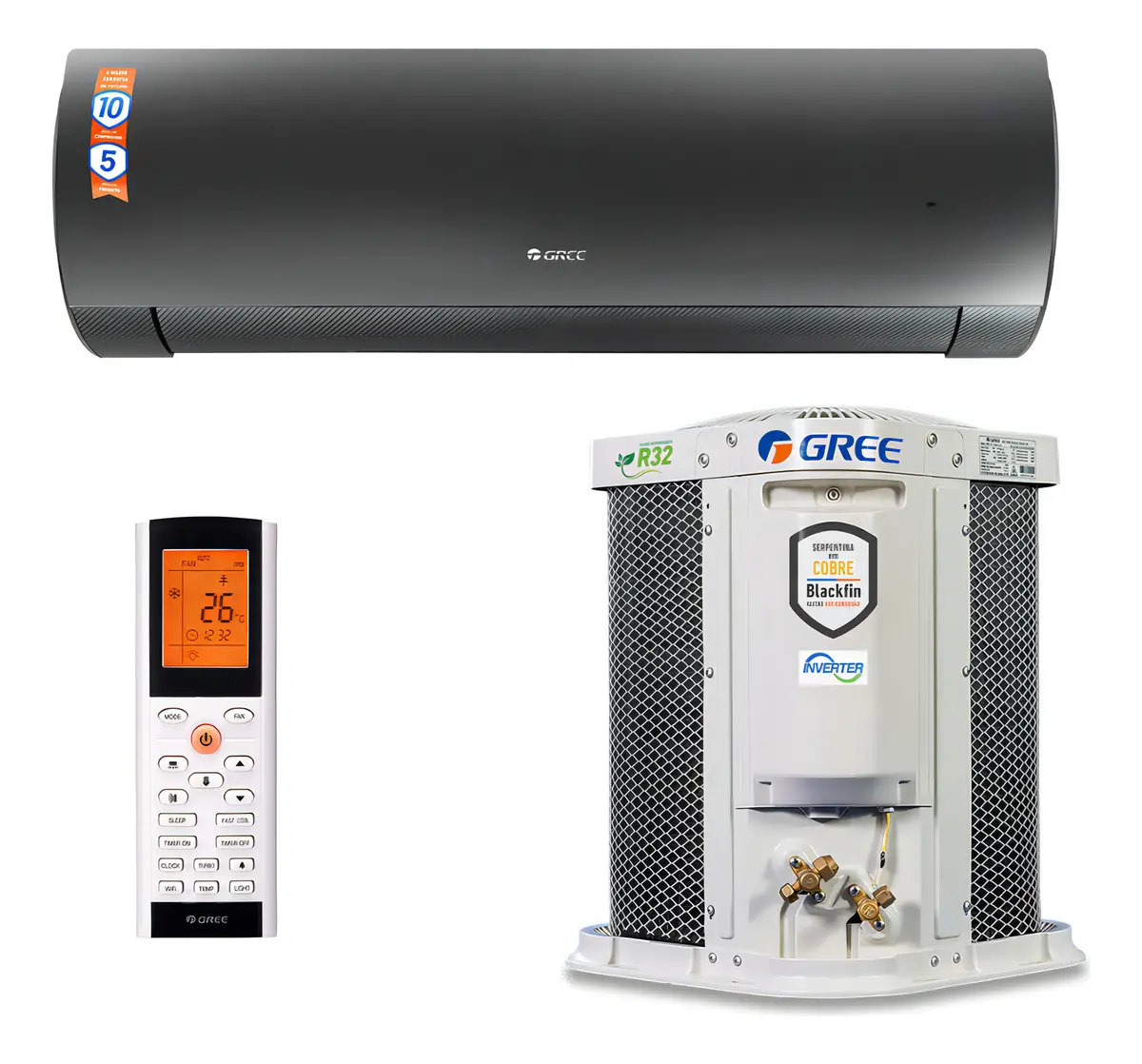 Ar Condicionado Inverter Gree G-diamond Auto 9000 Btus Qu/fr