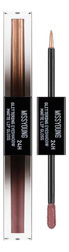 Sombra De Ojos Doble, Brillo Labial Mate, Delineador De Ojos