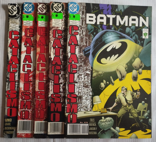 Batman Cataclismo Dc 5 Tomos Revista P (Usado)