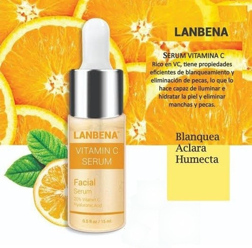 Lanbena Vitamina C Serum Con Acido Hylaronico 15ml