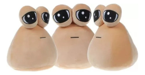 3piezas Peluche De Pou Y De Pou Bebe Mi Mascota De 22 Cm