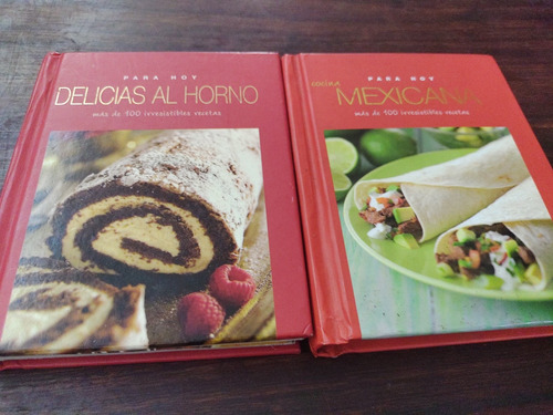 Lote X 2 Libros Cocina: Mexicana Y Delicias Al Horno. Olivos