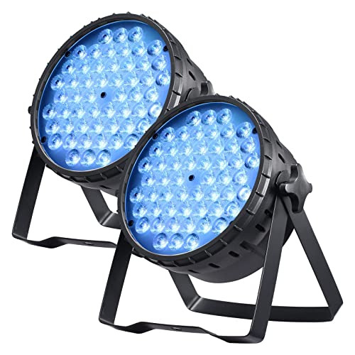 Dj Lights 2 Pack, 54x3w Led Par Lights, Dmx Stage Light...