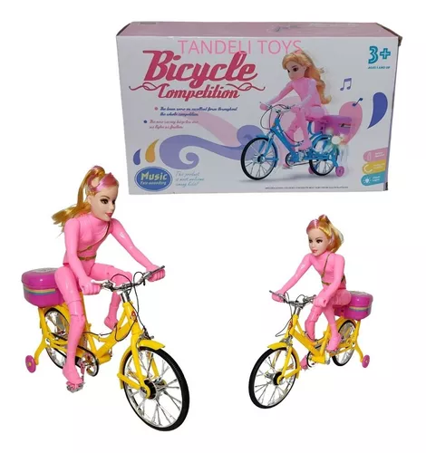 boneca ciclista barb com cachorros Barbie Bicicleta com Pets loira ou  morena Boneca Bicicleta A Pilha Com Luz E Som Anda Sozinha : :  Brinquedos e Jogos