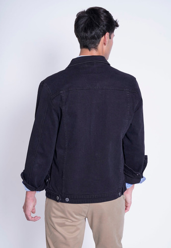 Imagen 2 de 3 de Chaqueta Hombre Sulive Negro Fw 2023 New Man
