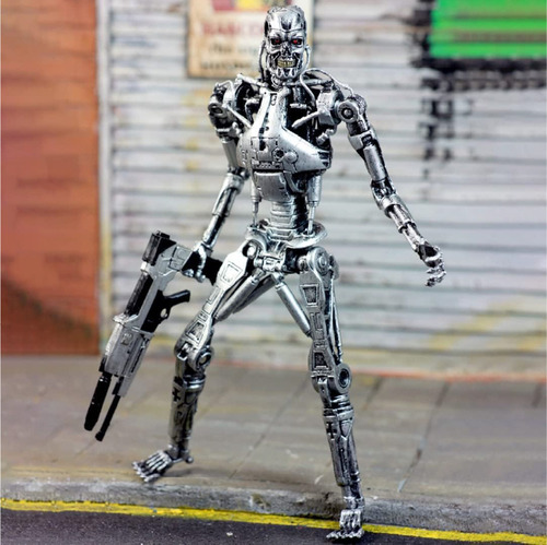 Juguete Figura De Accion Terminator 2 T-800 Endoskeleton