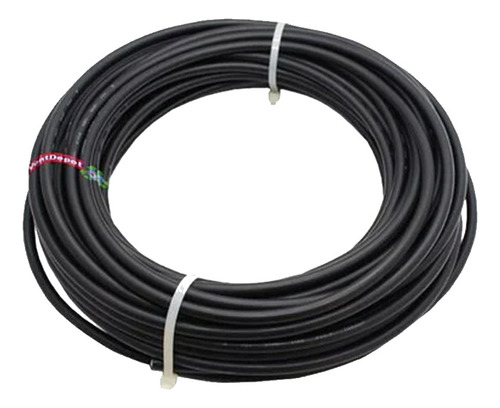 Rollo De 15m Cable Fotovoltaico Negro 6mm2 (10awg) 1800v