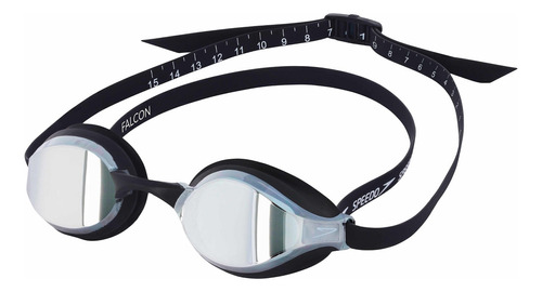 Óculos De Natação Adulto Mirror Falcon Speedo Preto/prata