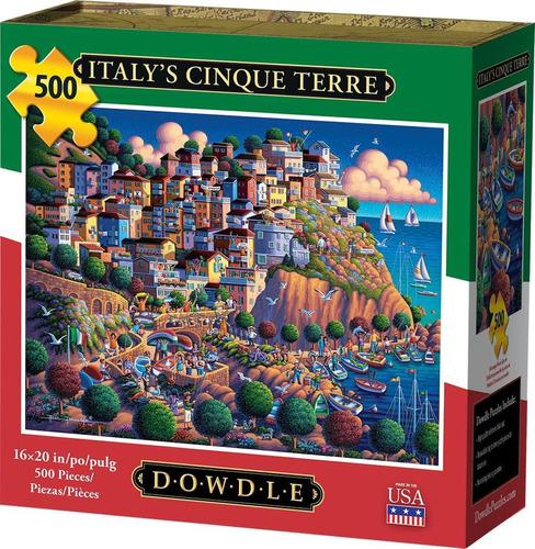 Dowdle Puzzle - Cinque Terre De Italia - 500 Piezas