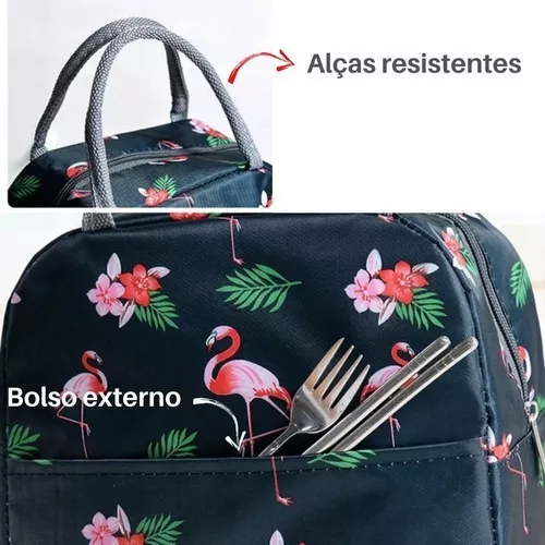 Bolsa Térmica Fitness Marmita Piquenique Passeio Academia Animais