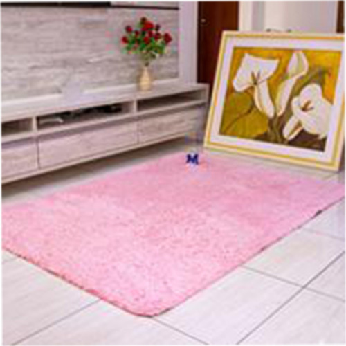 Tapete Sala Quarto Peludo 1,00x1,50 Shaggy Casa Laura Enxovais Rosa