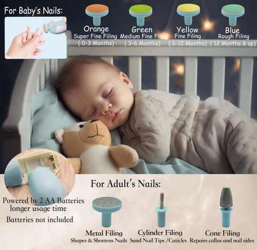 Lima De Uñas Bebe 20 En 1, Royal Angels Cortaúñas Para Bebe