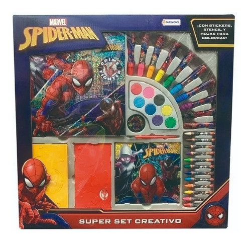 Super Set De Arte Creativo Spiderman Marvel Vsp03266 Cuotas