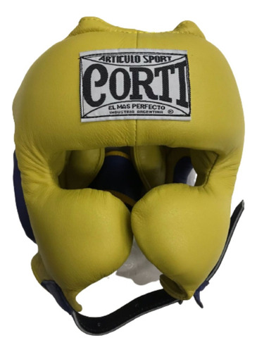 Cabezal De Boxeo Corti Con Pomulos Modelo Americano