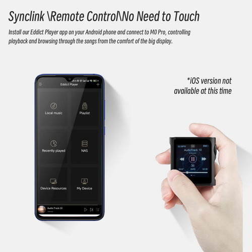Mp3 Player Shanling M0 Pro Bluetooth Hi-res 15h Battery 2tb