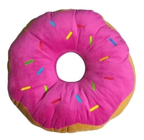 Cojín Almohada Pan Dona Peluche Decorativa Pan Dulce Chispas