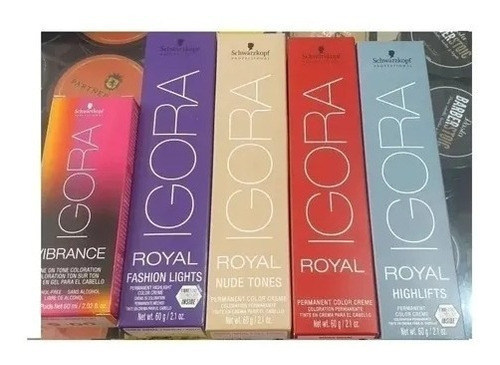 Tinte Igora Royal Schwarzkopf Sin Peróxido Tono 7.12