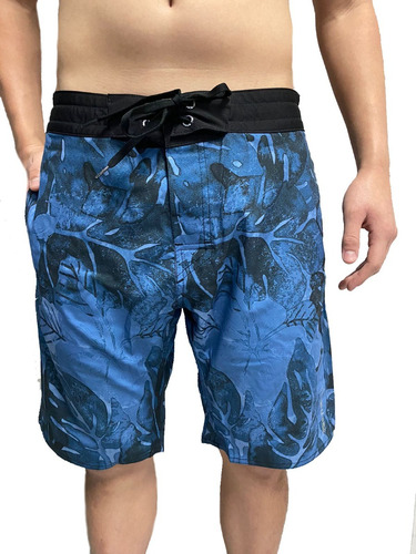 Bermuda Praia Boardshort Flor Terra