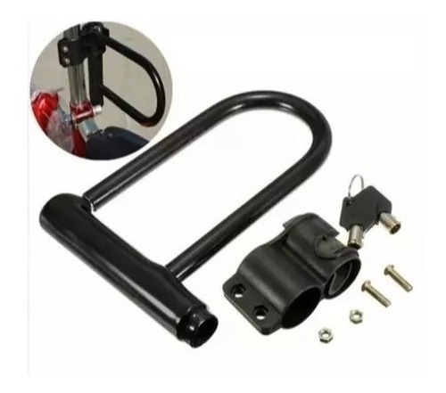 Pack X3 Candado Ulock Con Soporte Para Bicicleta