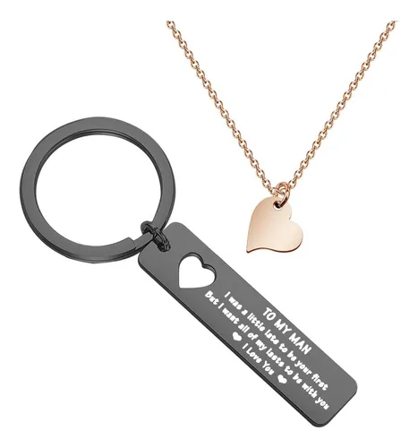 comprar Set De Collar Bekech To My Man Llavero Marido Esposa Novio U