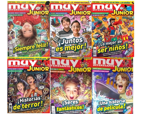 2 Revistas Muy Interesante Junior Niños Juega Aprende 
