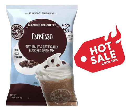 Big Train Espresso  Bolsa 1.5 G -base Para Frappe-