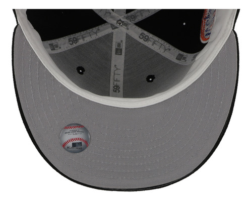 Gorra New Era 59 Fifty Upside Down Aop Mets Negro Cerrado