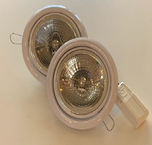Imagen 1 de 1 de Combo 2 Embutido Ar111 + Lamparas Halogenas +transformadores
