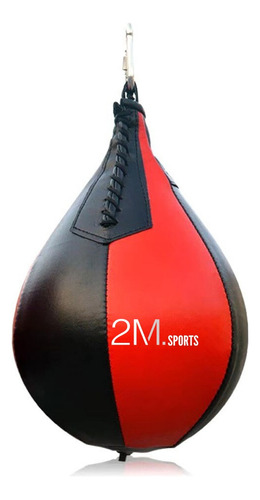 Pera De Boxeo Punching Ball Kit Bolsa Accesorios Cuero 2m