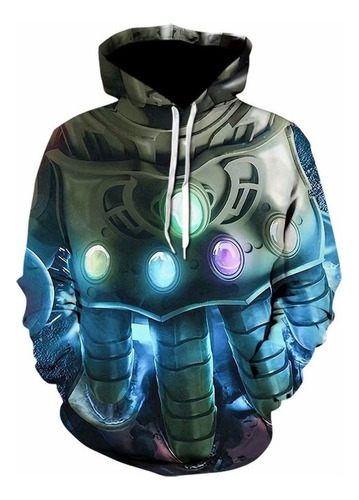 Vengadores Traje Thanos Sudadera Con Capucha Infinite Guante