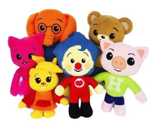 Set 6 Peluches De Plim Plim Y Sus Amigos 55 Cm Juguetes