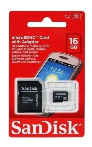 Memoria Microsd Sandisk Original 16gb