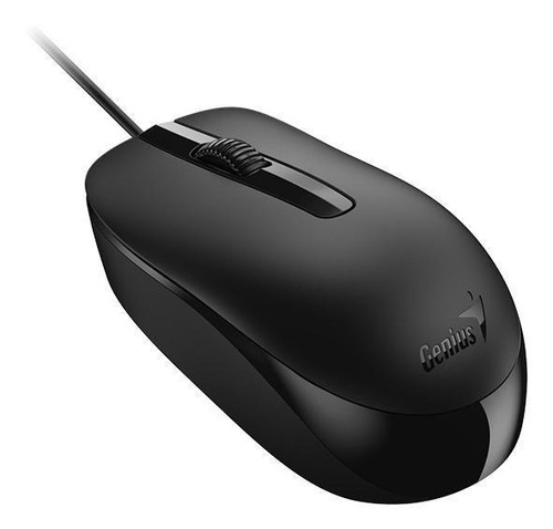 Imagen 4 de 5 de Kit de teclado y mouse Genius KM-160 Inglés US de color negro