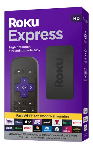 Roku Express Streaming Conversor Smart Tv 3960r Hd Wi Ppct