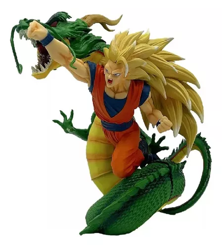 Boneco Dragon Ball Goku Super Sayajin 3 Articulado Original Bandai