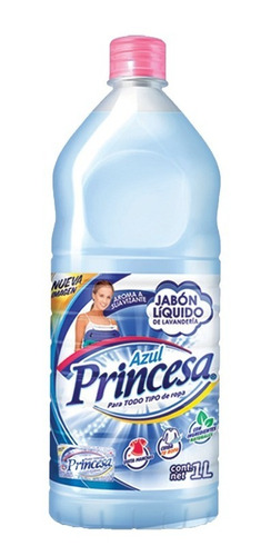 Jabón Líquido De Lavandería Azul Princesa  12/1 L Caja