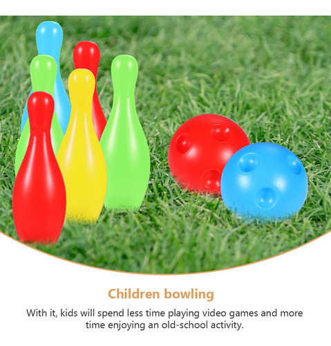 1 Juego De Bolos Para Niños Pequeños, Juguetes Educativos Pa
