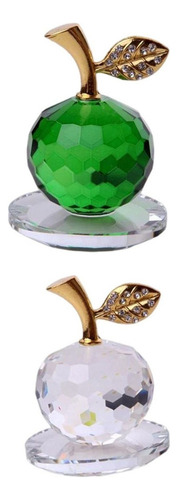 J 2 Figuras De Cristal Para Decoración, Pisapapeles