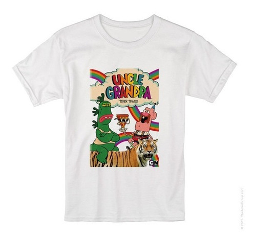 Remera Niño Tio Grandpa Arcoiris