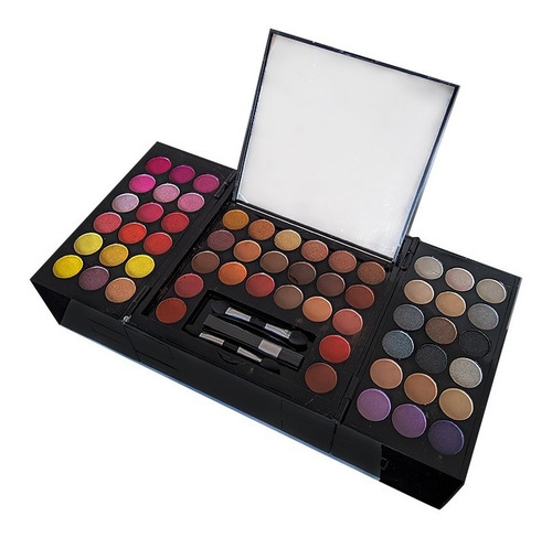 Imagen 5 de 10 de Kit Paleta De Maquillaje Jes 178 Makeover Uso Profesional