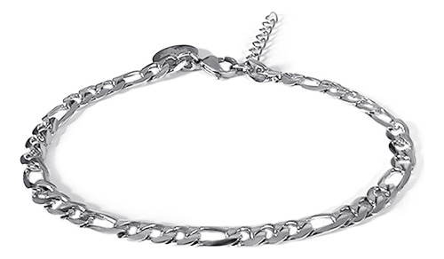 Pulseira Masculina Elo Fígaro Em Aço Inox - Jack