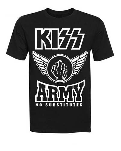 Polera Kiss  - Army Mod2